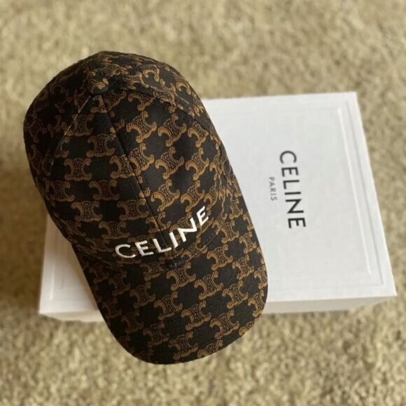 CELINE Deep Brown baseball cap - Picture 1 of 5